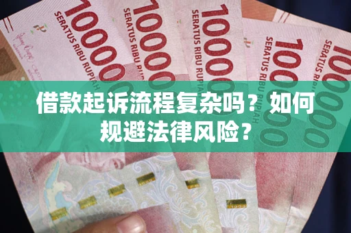 武汉借款起诉流程复杂吗？如何规避法律风险？