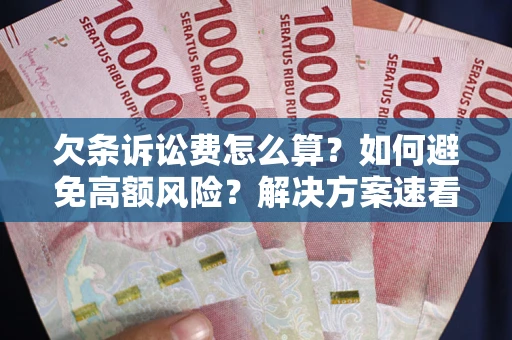 武汉欠条诉讼费怎么算？如何避免高额风险？解决方案速看！