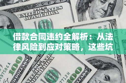 武汉借款合同违约全解析：从法律风险到应对策略，这些坑别再踩！