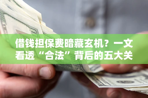 武汉借钱担保费暗藏玄机？一文看透“合法”背后的五大关键陷阱