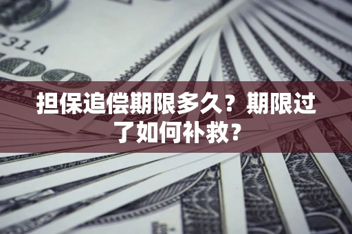 武汉担保追偿期限多久？期限过了如何补救？