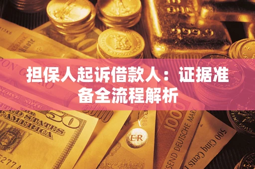 武汉担保人起诉借款人：证据准备全流程解析