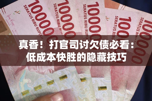 武汉真香！打官司讨欠债必看：低成本快胜的隐藏技巧
