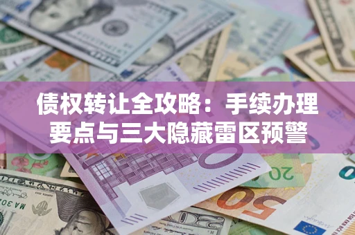 武汉债权转让全攻略：手续办理要点与三大隐藏雷区预警